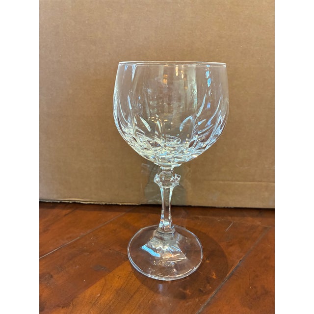 Traditional Late 20th Century Schott Zwiesel Crystal Wine Glasses - Set of 7 For Sale - Image 3 of 3