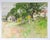1922 New England Farm Watercolor Painting by Egbert Cadmus For Sale In Seattle - Image 6 of 7