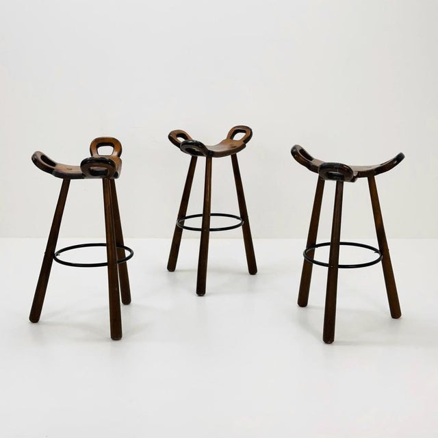 Mid-Century Brutalist Bar Stool, 1960s For Sale - Image 6 of 11