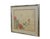 Mid-Century Modern Mid 20th Century Mid Century Chinese Floral Love Birds Watercolor Painting on Silk 20" For Sale - Image 3 of 12