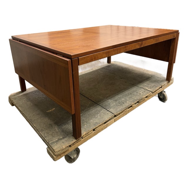 1950s Mid-Century Modern Teak Coffee Table For Sale