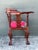 Hollywood Regency Vintage Claw and Ball Corner Chair For Sale - Image 3 of 12