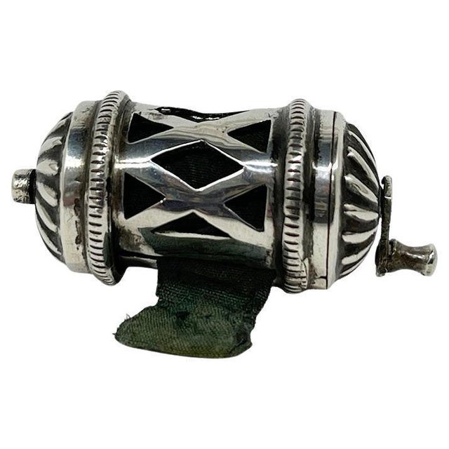 Silver Tape Measure Holder by Hermanus Heuring, 19th-Century For Sale - Image 9 of 9