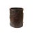 Brown Chinese Bamboo Relief Scholars Motif Carving Brush Pen Holder Art For Sale - Image 8 of 8