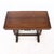 20th Century Renaissance Revival Walnut Inlay Accent Table With Trestle Base For Sale - Image 4 of 9