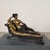 French Neoclassical Bronze “Paulina on Chaise Lounge” – 19” Long For Sale - Image 3 of 7