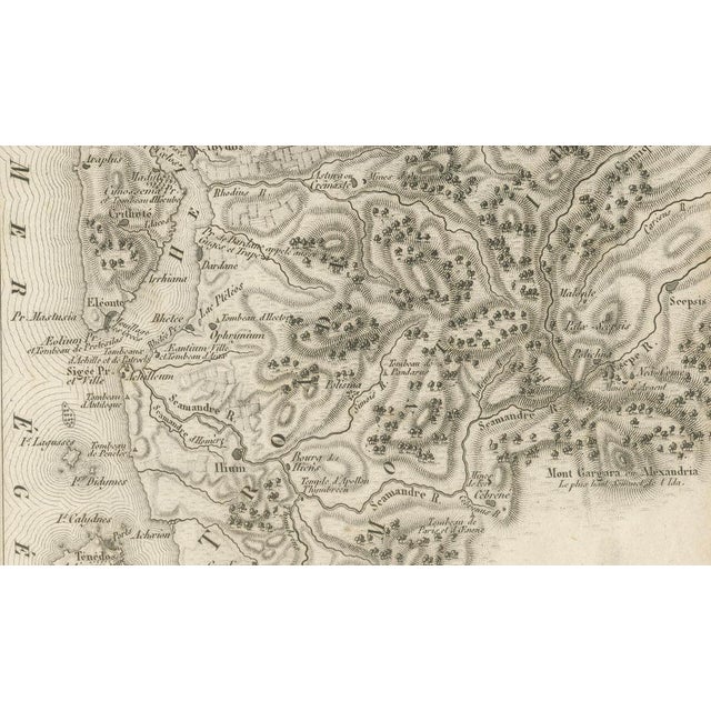 Ancient Troy and Hellespont Map from Ambroise Tardieu, 1825 For Sale - Image 6 of 9