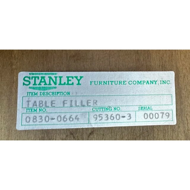 Brown Stanley Furniture ‘Hacienda’ Collection Solid Oak Spanish Style 98” X 44” Refectory Table Made in 1970 For Sale - Image 8 of 9