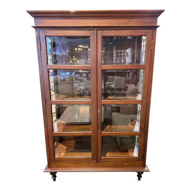 Baur 2 Door Display Cabinet For Sale