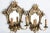French 1930s Brass & Crystal Mirrored Two Arm Wall Sconces - a Pair For Sale - Image 3 of 9