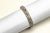 1990s Pave` Diamond and Sterling Silver Link Bracelet For Sale - Image 5 of 6