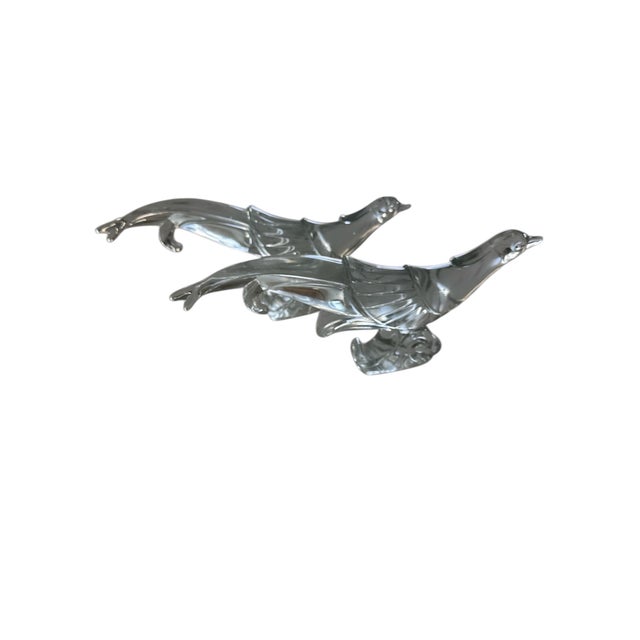 Mid 20th Century Vintage Glass Pheasants For Sale - Image 5 of 12