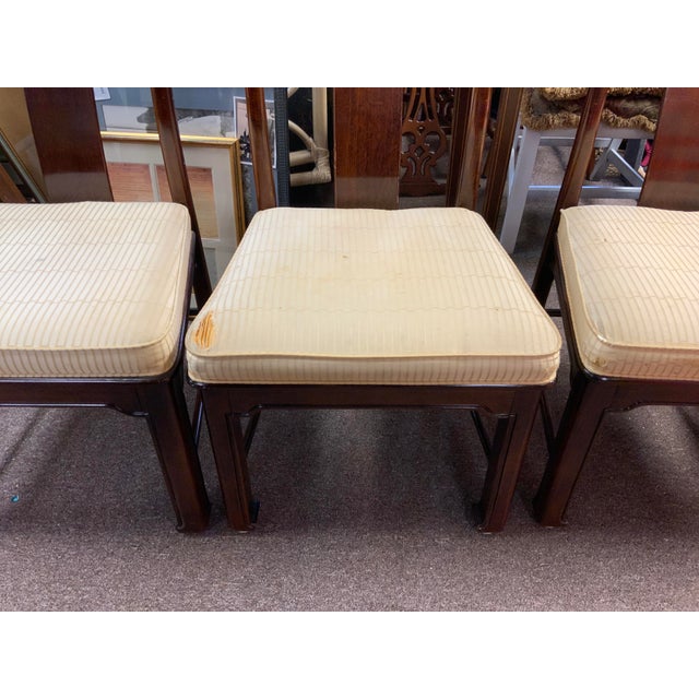 Late 20th Century Late 20th Century Ming Style Dining Chairs Set Of 4 For Sale - Image 5 of 16