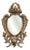 Louis XV Rocaille Style Putto Mirror in Gilded Bronze For Sale