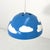 1980s Blue Fun Cloud Pendant Lamp attributed to Henrik Preutz for Ikea, 1990s For Sale - Image 5 of 7