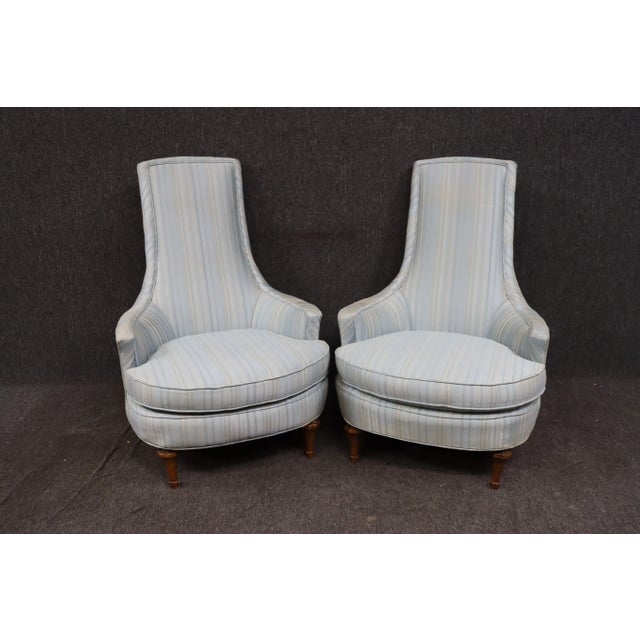 Mid Century Accent Chairs/Pair For Sale - Image 9 of 10