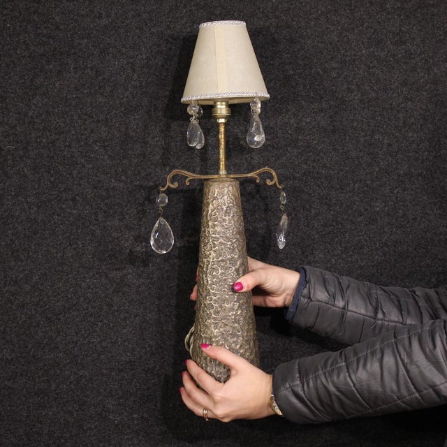 Vintage Italian Lamp from Bragalini Bologna, 1950 For Sale - Image 3 of 13