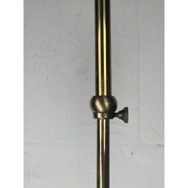 Telescopic Brass and Pencil Reed Rattan Bamboo Hanging Pendant Lamp, Italy, 1970s For Sale - Image 6 of 15