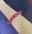 Ruby Red Bochic "Capri" Red Ruby & White Topaz Bangle Set In 18K Gold & Silver For Sale - Image 8 of 18