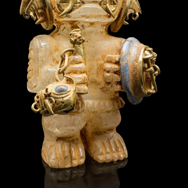 1950's Tall Vintage Tribal Figure For Sale - Image 9 of 10