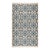 Part & Parcel Goods Wool Star Rug, 10' x 14', Celadon, Navy, Sky Blue and Eggshell For Sale