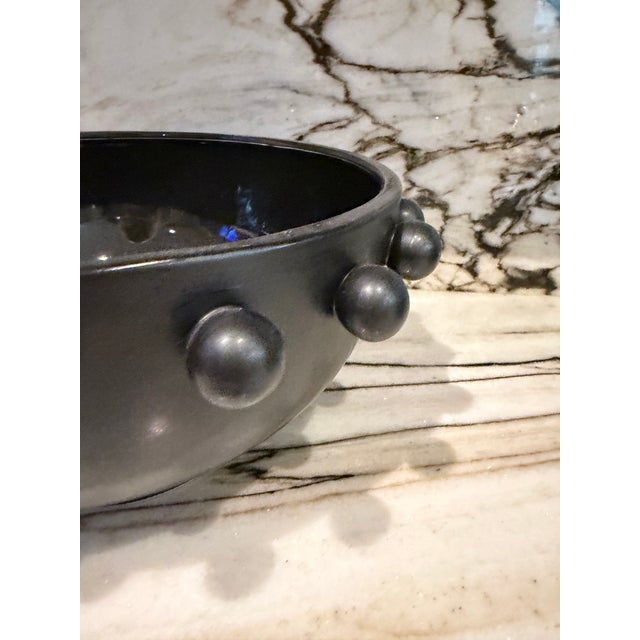 Black Large Bowl For Sale - Image 4 of 5