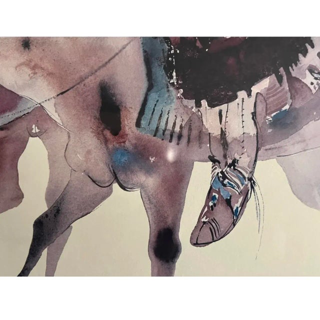 Vintage Carol Grigg Modern Native American Print For Sale - Image 4 of 12