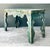 Vintage Distressed Scalloped Green Wood Table For Sale - Image 10 of 14