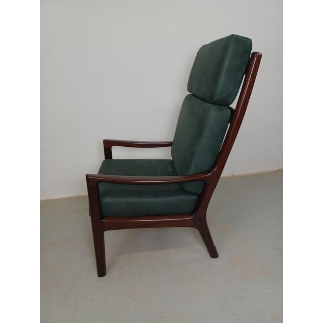 Mahogany Lounge Chair by Ole Wanscher, 1960s For Sale - Image 3 of 11