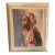 Beautiful African Woman Oil on Board Painting by Elwood Fries For Sale