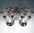 Art Nouveau 6-Flame Silver Candelabra attributed to J.C. Klinkosch, Vienna, 1900s, Set of 2 For Sale - Image 3 of 11