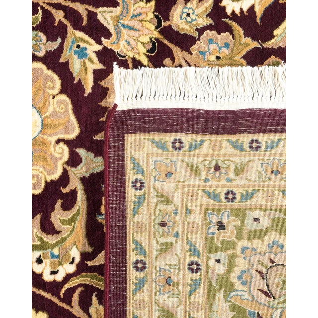 2000 - 2009 Mogul, One-of-a-Kind Hand-Knotted Area Rug in Red, 8' 2" x 10' 2" For Sale - Image 5 of 8