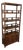 Hand Carved Shelving With Double Door Cabinet For Sale