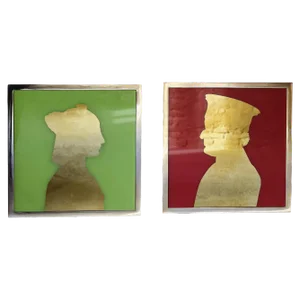 Icon Wall Decorations by Davide Medri, Set of 2