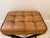 American Pottery Barn Tufted, Brown Leather Stools – Kirkham in Rich Brown - 2 For Sale - Image 3 of 3