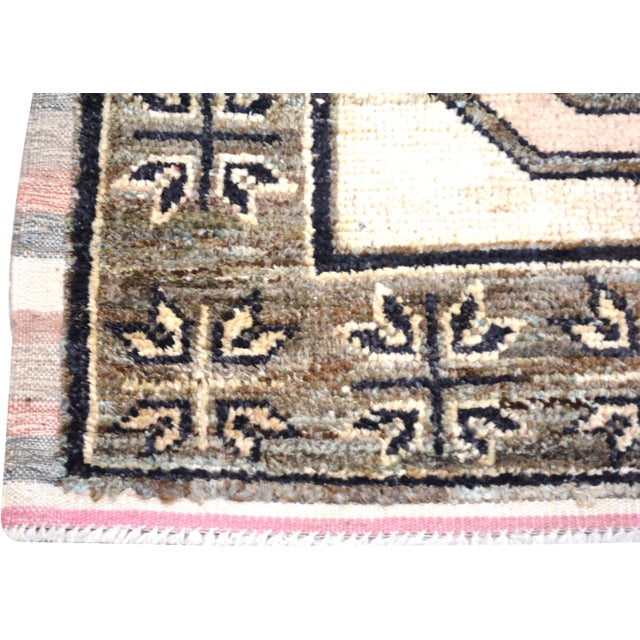 1970s Oushak Hand Knotted Wool Rug, 2'9"x8'8'' For Sale - Image 4 of 6