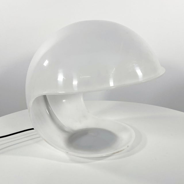 Martinelli Luce Model 643 Foglia Table Lamp by Elio Martinelli for Martinelli Luce, 1970s For Sale - Image 4 of 9