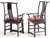 Antique Chinese Black Lacquer Scholar Travel Desk & Two Yoke Back Chairs For Sale - Image 10 of 18
