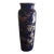 1940s Japanese Bijutsu Toki Handpainted Cherry Blosdom Cobalt Blue Vase For Sale