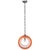 Orange Murano Glass Eclipse Pendant attributed to Carlo Nason for Mazzega, Italy, 1960s For Sale - Image 15 of 15