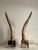 Mid-Century Modern 1970s Attributed Paul Evans "Cityscape" Mounted Animal Horn Garnitures - a Pair For Sale - Image 3 of 3