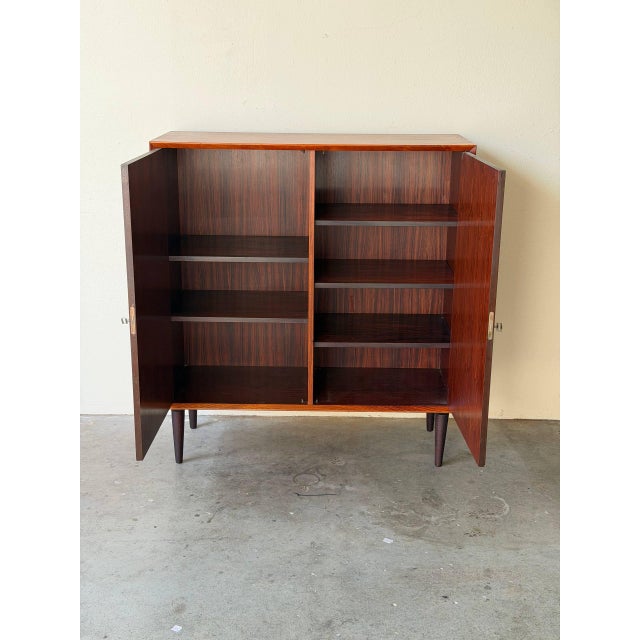 Vintage Danish Rosewood Cabinet by Brouer – Mid Century Modern Scandinavian Storage For Sale - Image 4 of 10