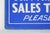 Vintage Don't Forget Sales Tax Please Cardboard Retail Wall Sign For Sale - Image 9 of 13