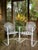 Mid 20th Century Francois Carre Porch Rockers in White - A Pair, Attributed For Sale In Atlanta - Image 6 of 6