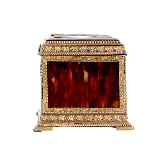 Italian Shell & Enamel Dresser Box For Sale - Image 9 of 12