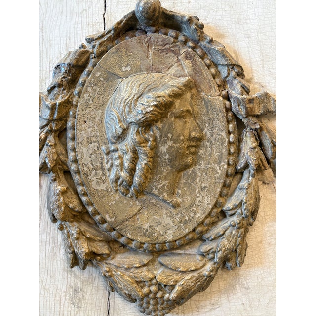 Mid 19th Century Large 19th Century French Painted Boiserie Panel For Sale - Image 5 of 12