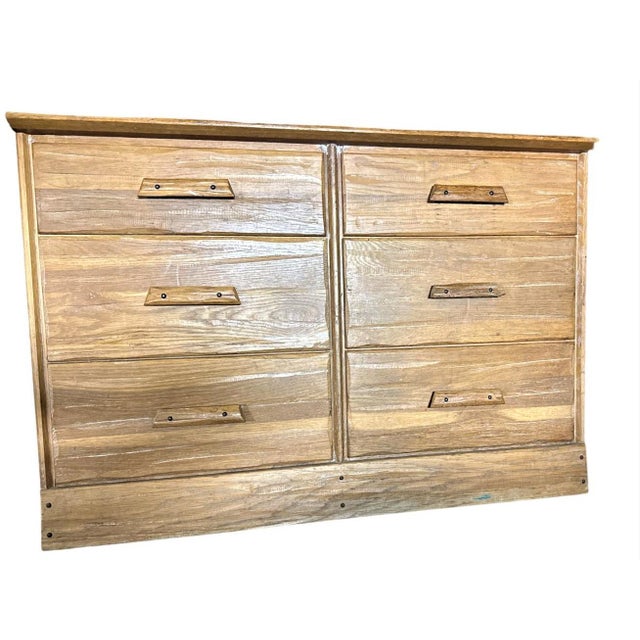 Vintage 1950s A. Brandt Ranch Oak Dresser From Fort Worth Chairish