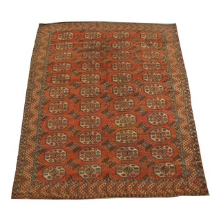 1900s Antique Bochara Rug For Sale