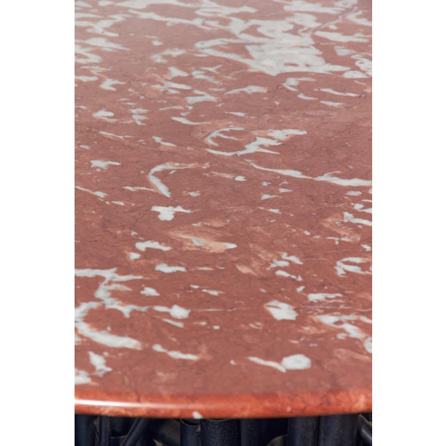 Table with Brutalist Base and Marble Top from Ubaldo Rossi, 1968 For Sale - Image 6 of 12