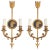 Bronze Two-Light Neoclassical Wall Sconces, Set of 2 For Sale - Image 3 of 9